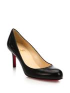 Christian Louboutin Simple Leather Mid-heel Pumps