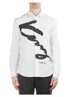 Kenzo Signature Slim-fit Cotton Button-down Shirt
