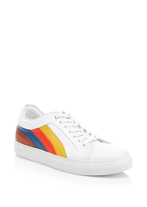 Paul Smith Striped Leather Sneakers