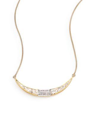 Shana Gulati Diamond & 18k Yellow Gold Ozar Necklace