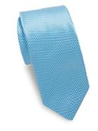 Ike Behar Blue Polkadot Tie
