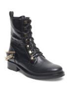 Lanvin Chain-accented Leather Boots