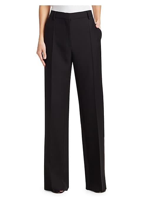 Valentino Crepe Couture Front Zip Pants