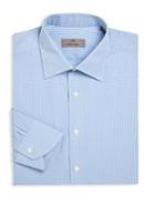 Canali Regular-fit Micro Checked Dress Shirt