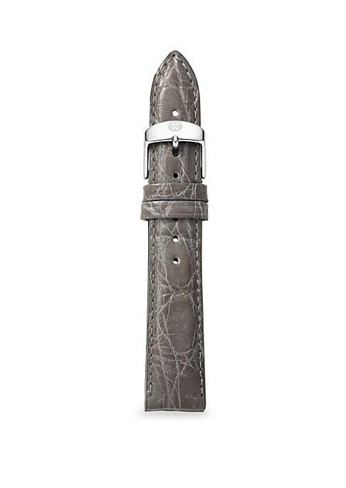 Michele Watches Crocodile Leather Watch Strap/16mm