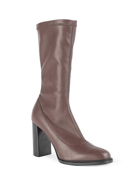 Stella Mccartney High-heel Faux Leather Boots
