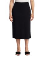 Eileen Fisher, Plus Size Wool Midi Pencil Skirt