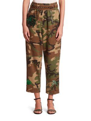 Marc Jacobs Camouflage Belted Pants