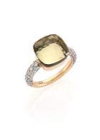 Pomellato Nudo Prasiolite, Diamond & 18k Gold Ring