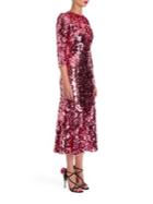 Dolce & Gabbana Paillette Flutter-hem Dress