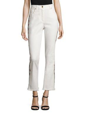 Etro Embroidered Flared Jeans