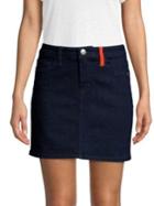 Current/elliott Denim Mini Skirt