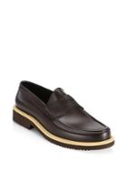 Saks Fifth Avenue Collection Contrast Sole All-weather Penny Loafers