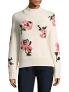 Rebecca Taylor Intarsia Floral Sweater