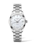 Longines Conquest Classic Diamond, Mother-of-pearl & Stainless Steel Watch