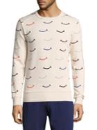 Commune De Paris Joie Smile-print Cotton Sweatshirt