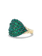 David Yurman Osetra Pinky Ring With Green Onyx And 18k Gold