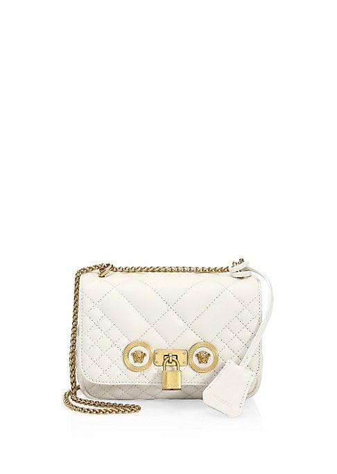 Versace Small Quilted Icon Shoulder Bag