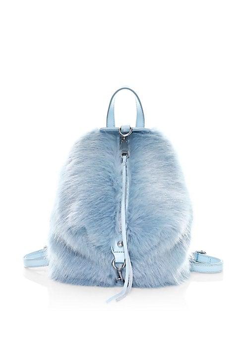 Rebecca Minkoff Mini Julian Convertible Faux Fur Backpack