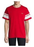 Ovadia & Sons Striped Leopard Patch T-shirt