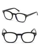 Tom Ford Eyewear 49mm Soft Square Optical Eyeglasses