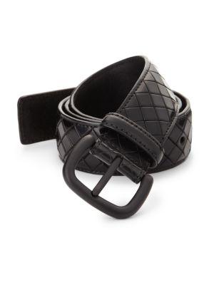 Bottega Veneta Intrecciato Leather Belt
