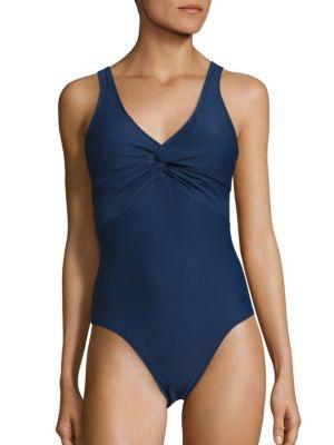 Heidi Klein Twisted Front One-piece Swimsuit