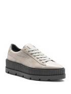 Puma Pointy Patent Leather Creeper Sneakers