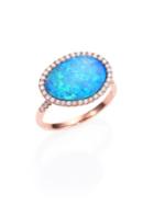 Meira T Opal, Diamond & 14k Rose Gold Ring