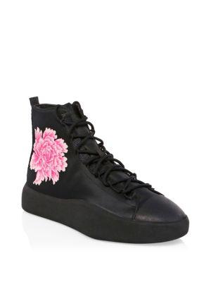 Y-3 Bashyo Floral Hi-top Sneakers
