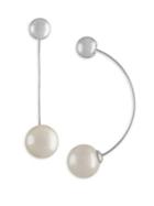 Majorica 12mm White Organic Pearl Drop Earrings