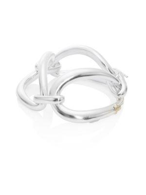 Ippolita 925 Cherish Sterling Silver Triple-link Bracelet