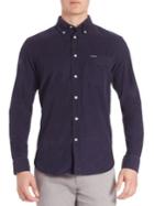 Faconnable Club Fit Corduroy Button-down Shirt