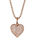 Sydney Evan 14k Rose Gold & Diamond Heart Pendant Necklace