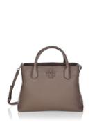 Tory Burch Mcgraw Leather Triple-compartment Satchel