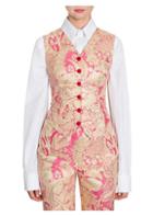 Dolce & Gabbana Floral Jacquard Vest