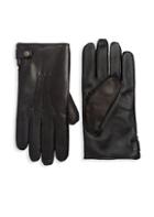 Saks Fifth Avenue Collection Leather Tech Gloves