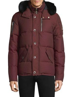Moose Knuckles 3q Down Hooded Puffer Jacket