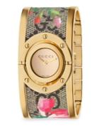 Gucci Twirl Blooms Bangle Watch