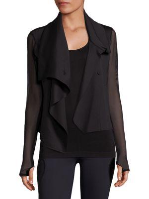 Alala Sophisticated Drape-front Jacket