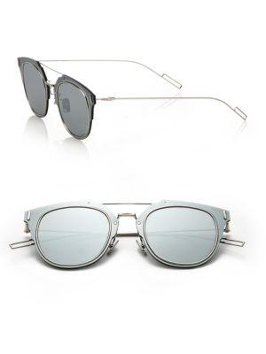 Dior Homme Composit 62mm Round Sunglasses