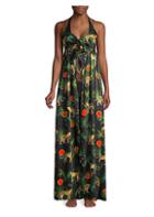 Milly Tina Jungle Print Long A-line Coverup