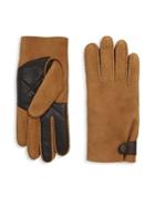 Ugg Sheepskin Snap Tab Smart Gloves