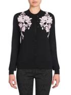Dolce & Gabbana Cashmere Cardigan With Lace Applique