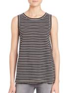 Current/elliott Striped Muscle Tee