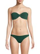 Hunza G Jean Two-piece Strapless Bikini Set