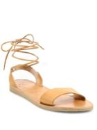 Joie Pietra Leather Ankle-wrap Sandals