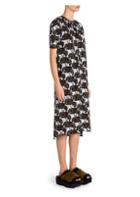 Marni Printed Jersey A-line Dress