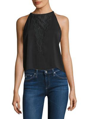 Ramy Brook Mona Inset Lace Top
