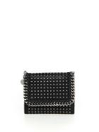 Stella Mccartney Small Studded Faux-leather Flap Wallet